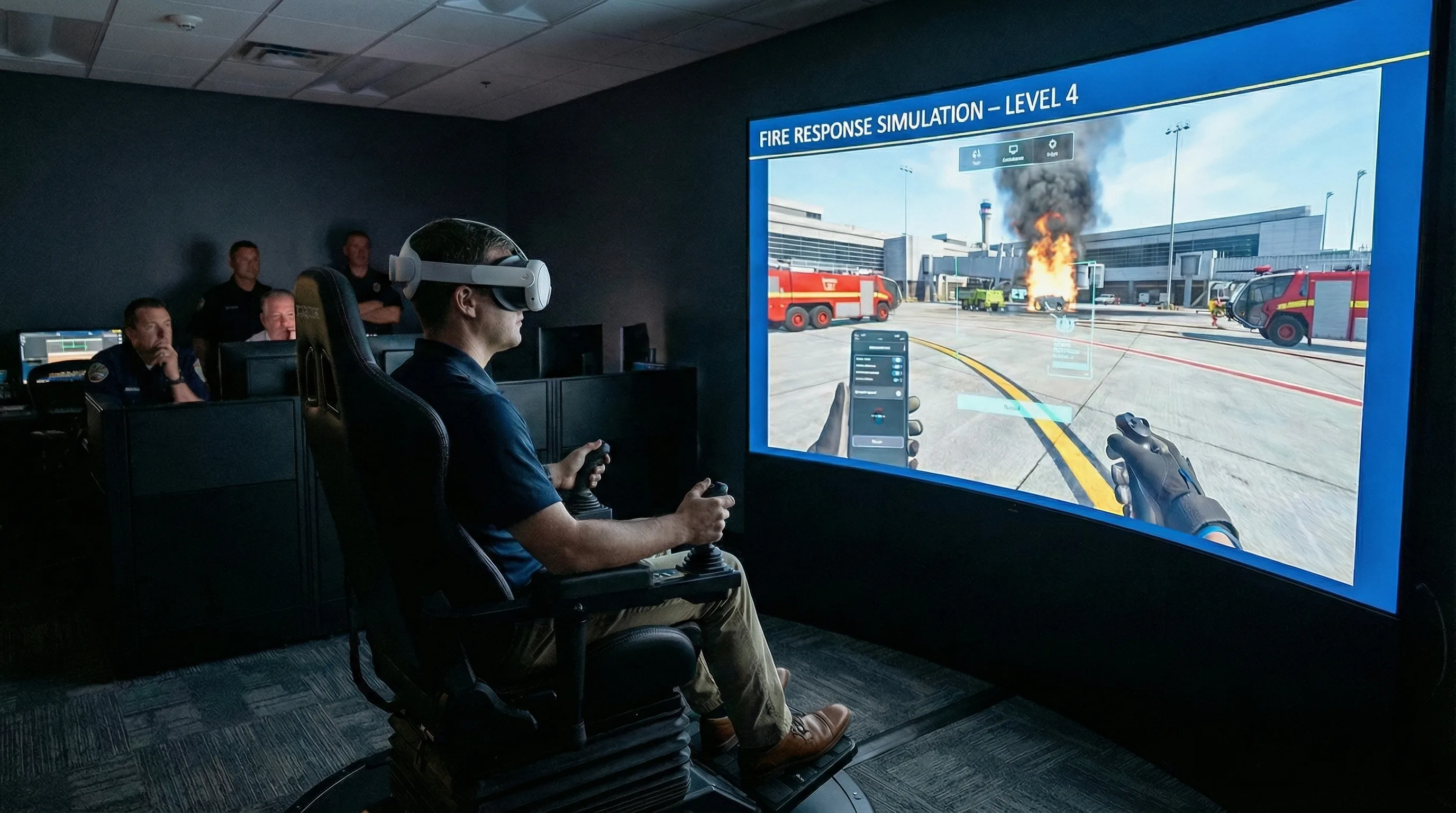 Airport Fire Response Simulator